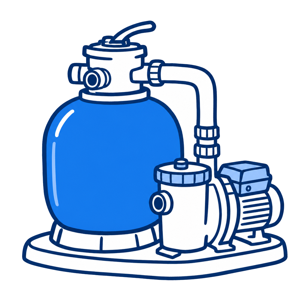 Waterway Carefree Standard High-Rate Sand Filter System