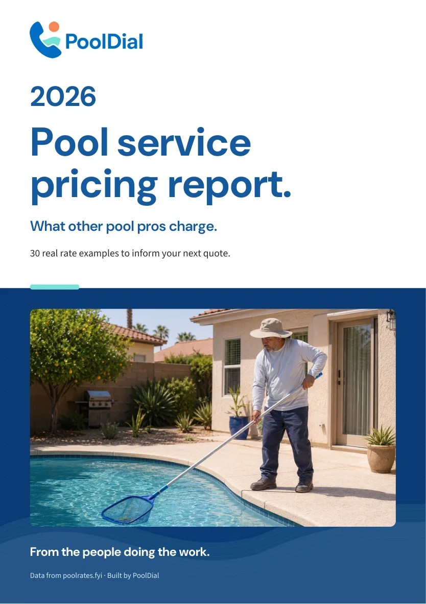 2026 Pool Service Pricing Report cover