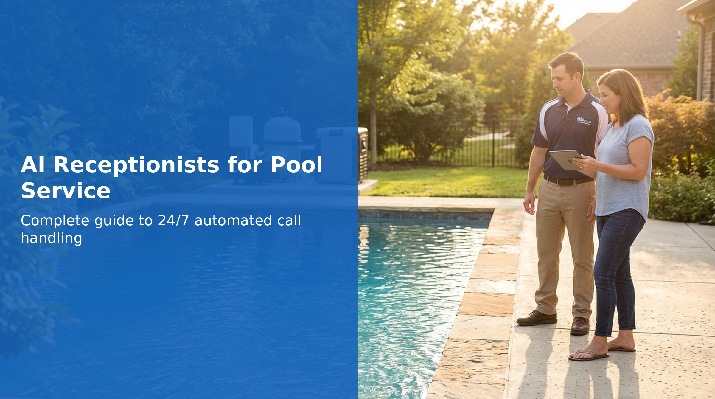 AI receptionist for pool service businesses