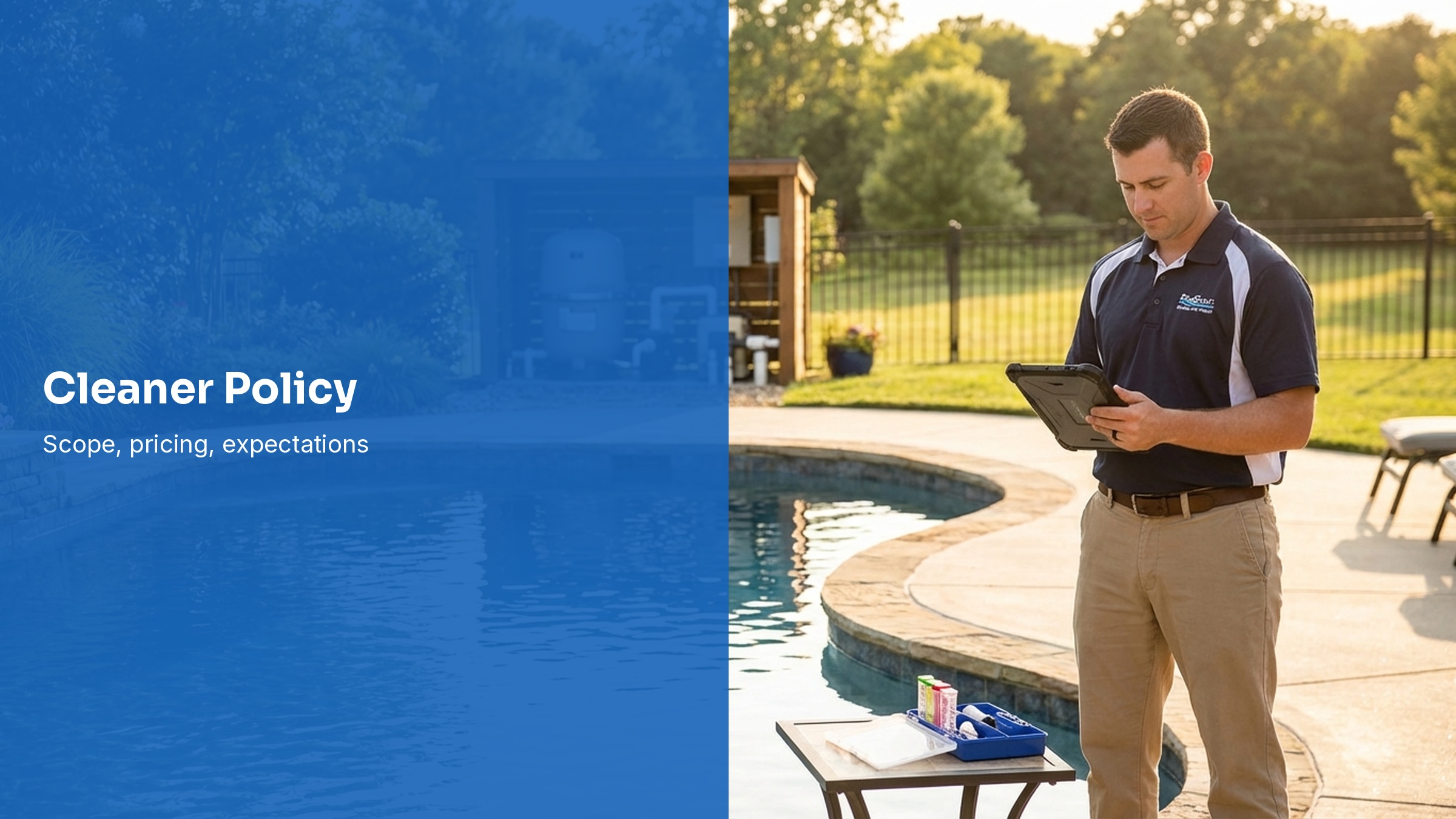 Should Pool Service Customers Be Required to Have an Automatic Cleaner?