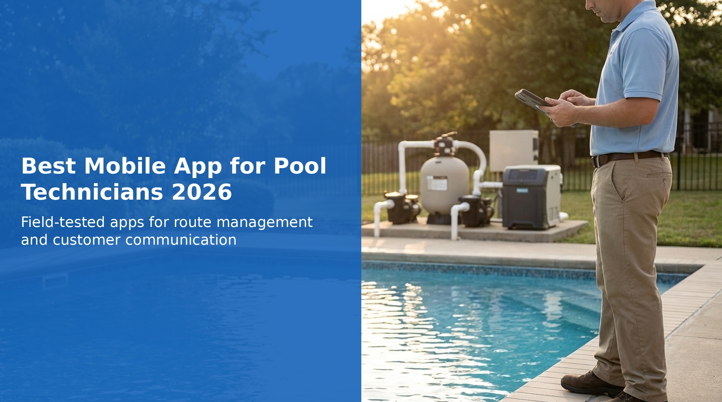 best mobile app pool technicians - pool service software guide