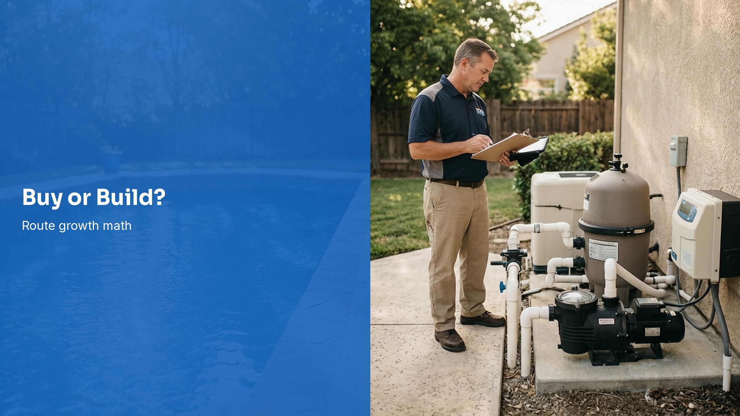 Should You Buy a Pool Route or Build One From Scratch?