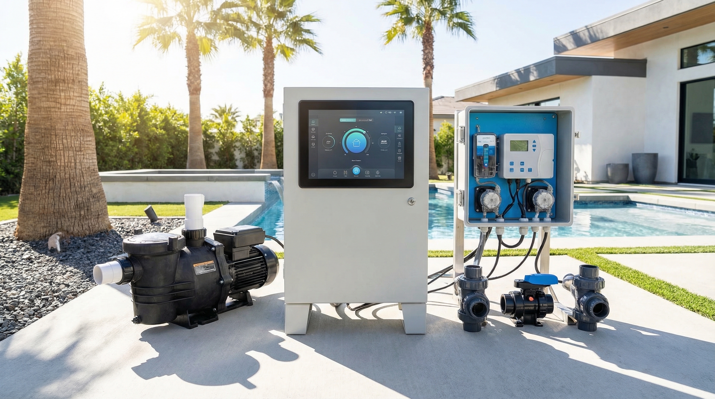 California pool FDAS requirements Title 20 compliance