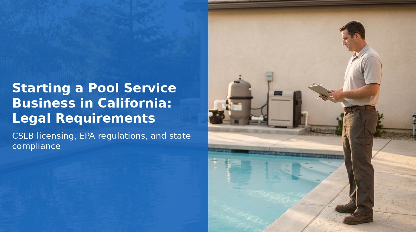 Texas Pool Service Legal Requirements