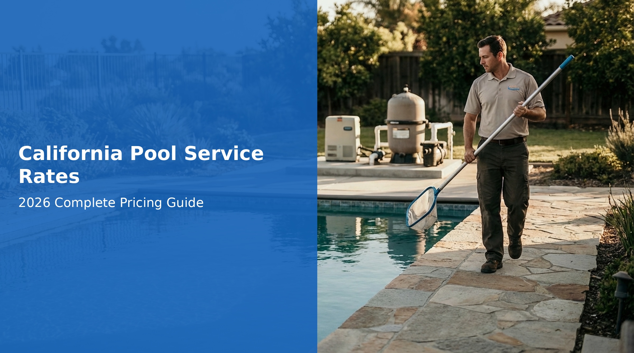 California pool service rates 2026
