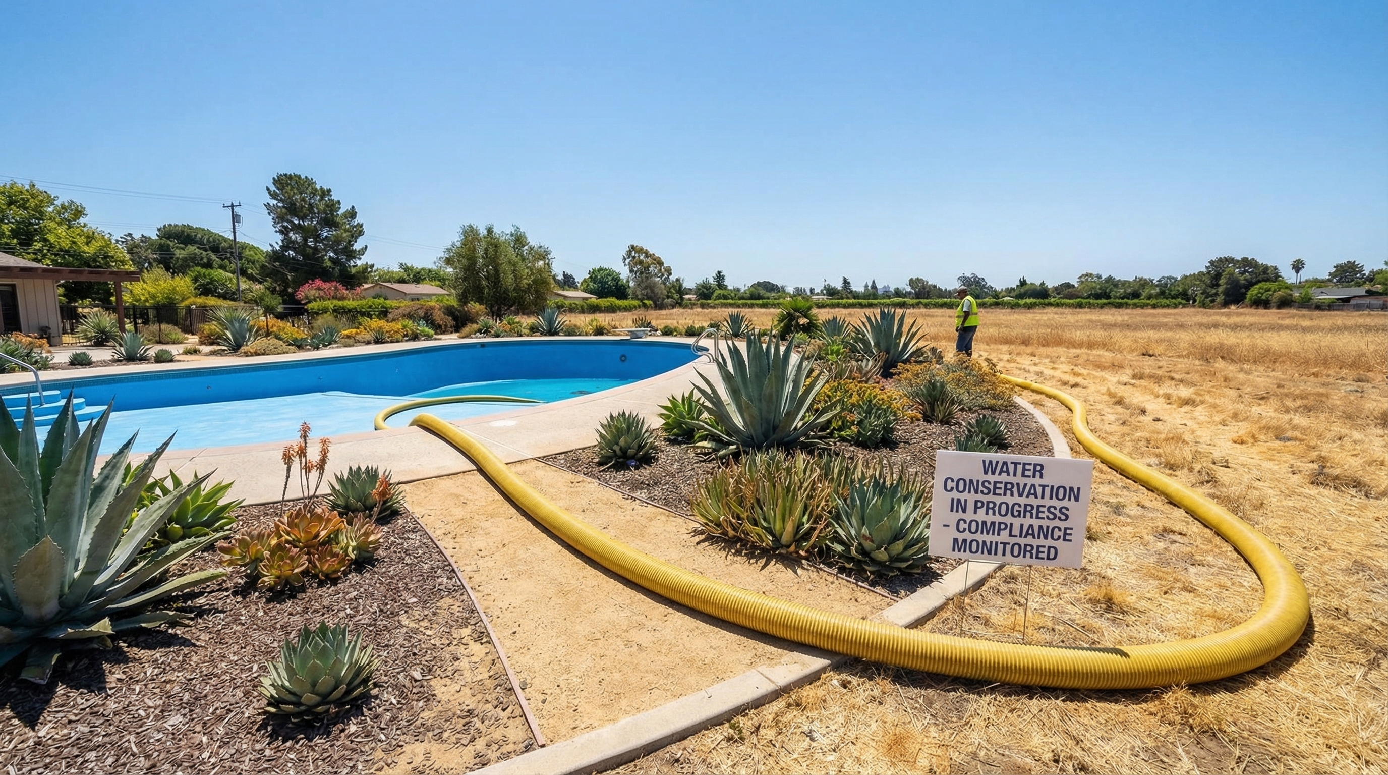 California pool water discharge regulations