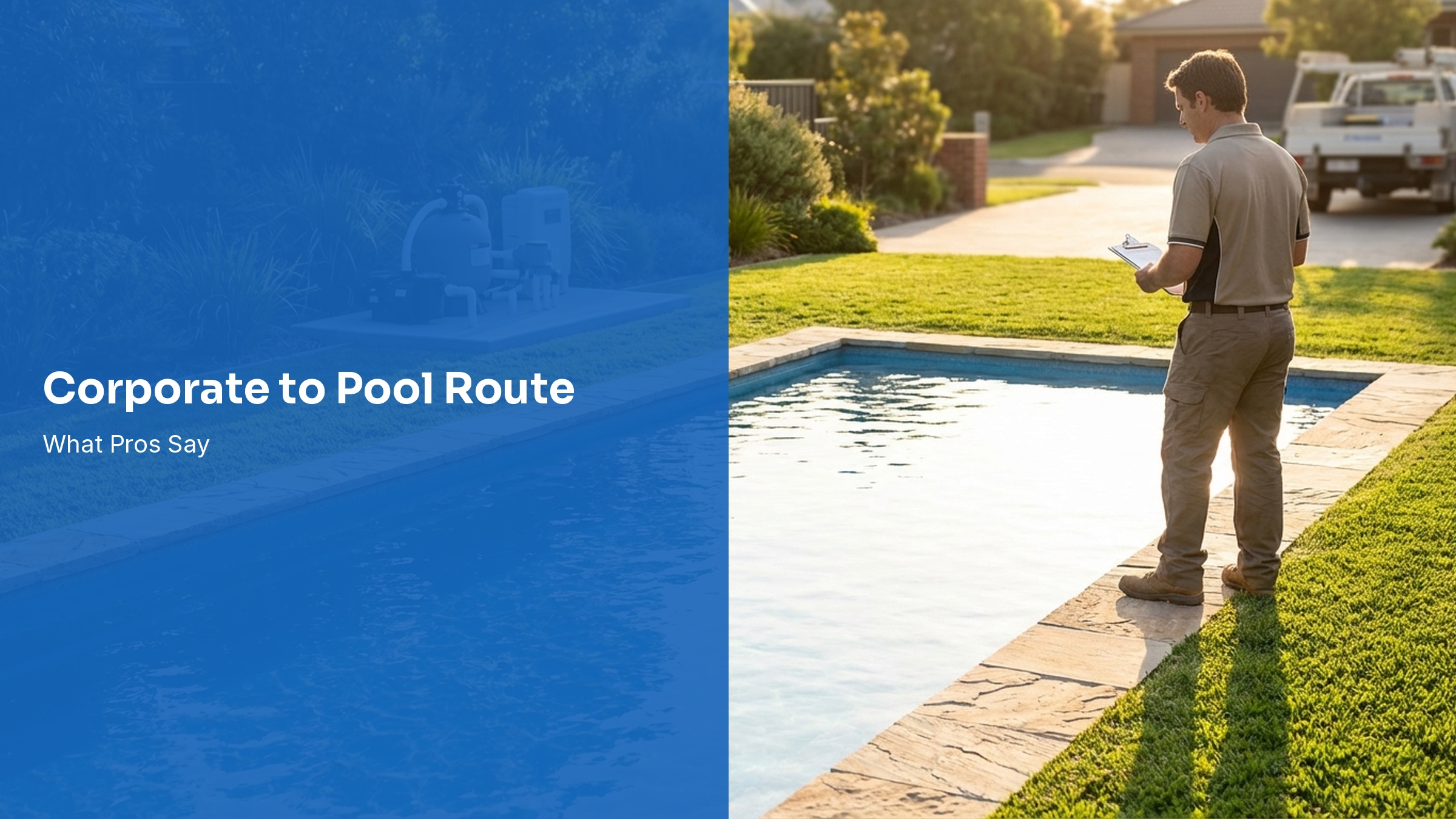 Leaving a Corporate Job to Buy a Pool Route