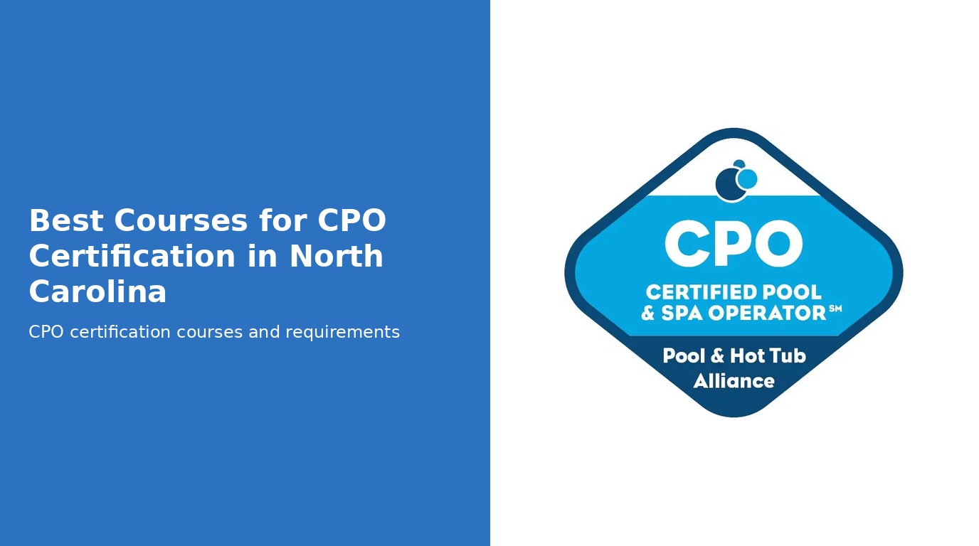 Best Courses for CPO Certification in North Carolina
