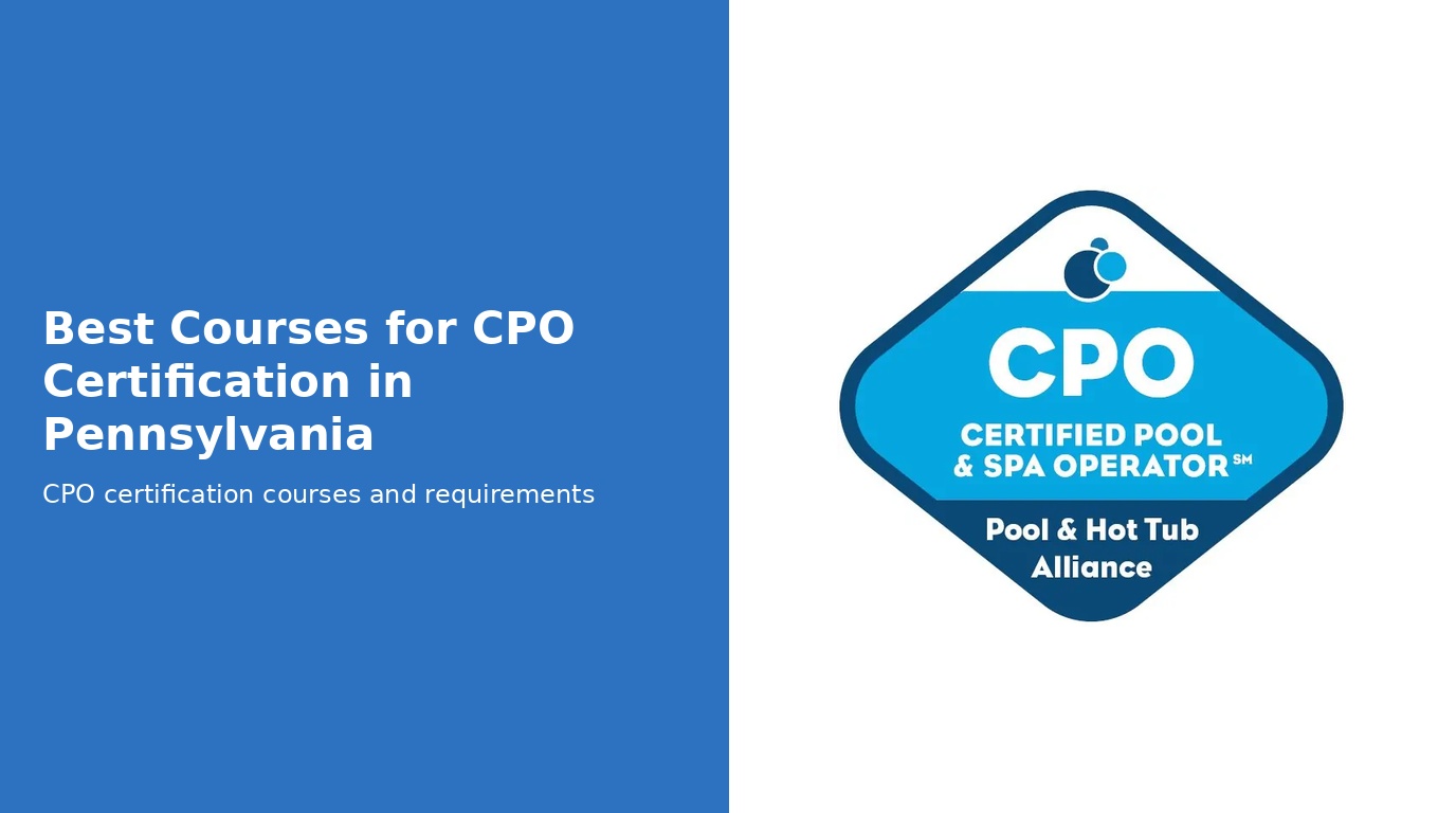 Best Courses for CPO Certification in Pennsylvania