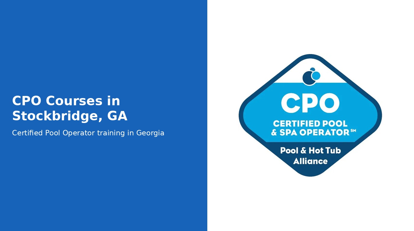 CPO Courses in Stockbridge, GA