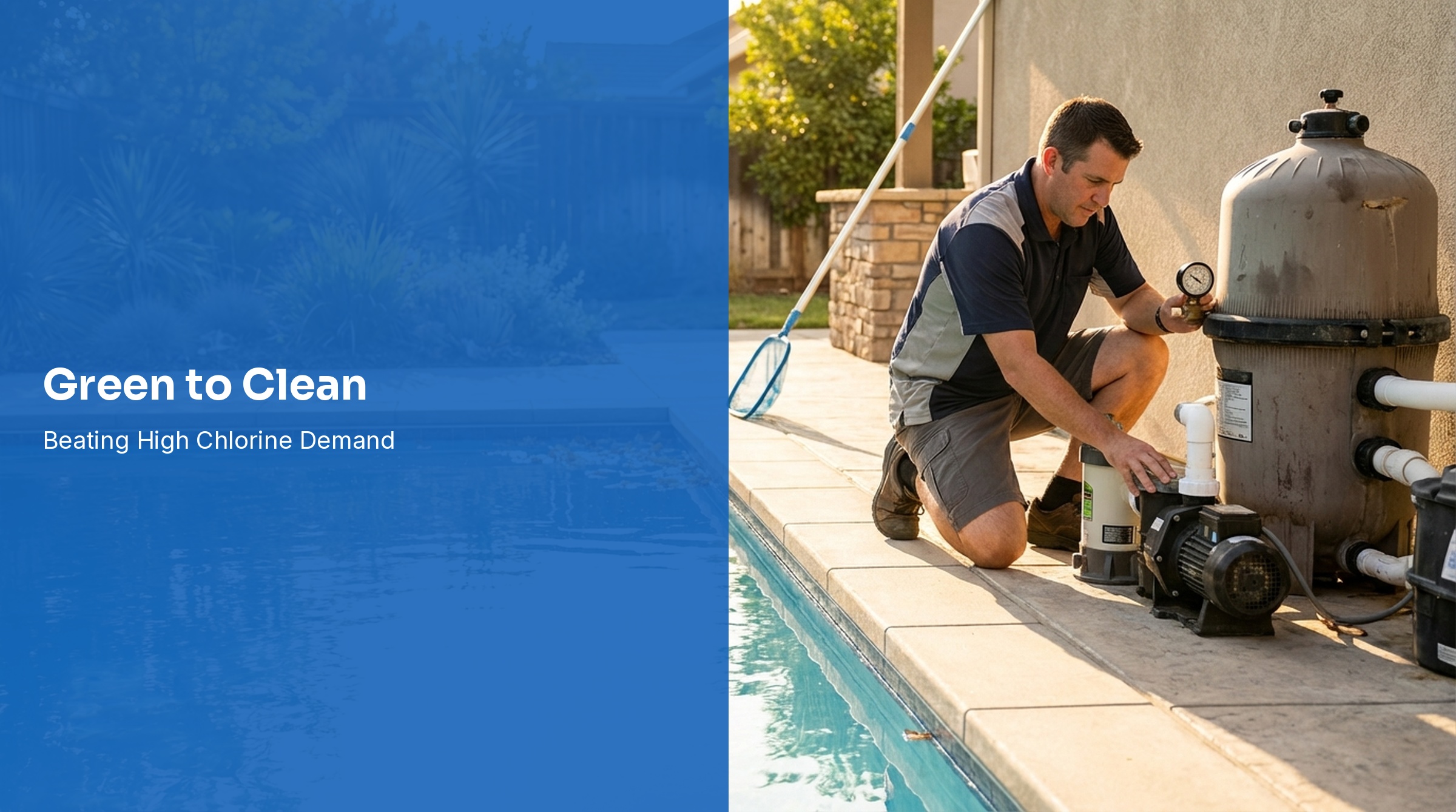 Green to clean chlorine demand