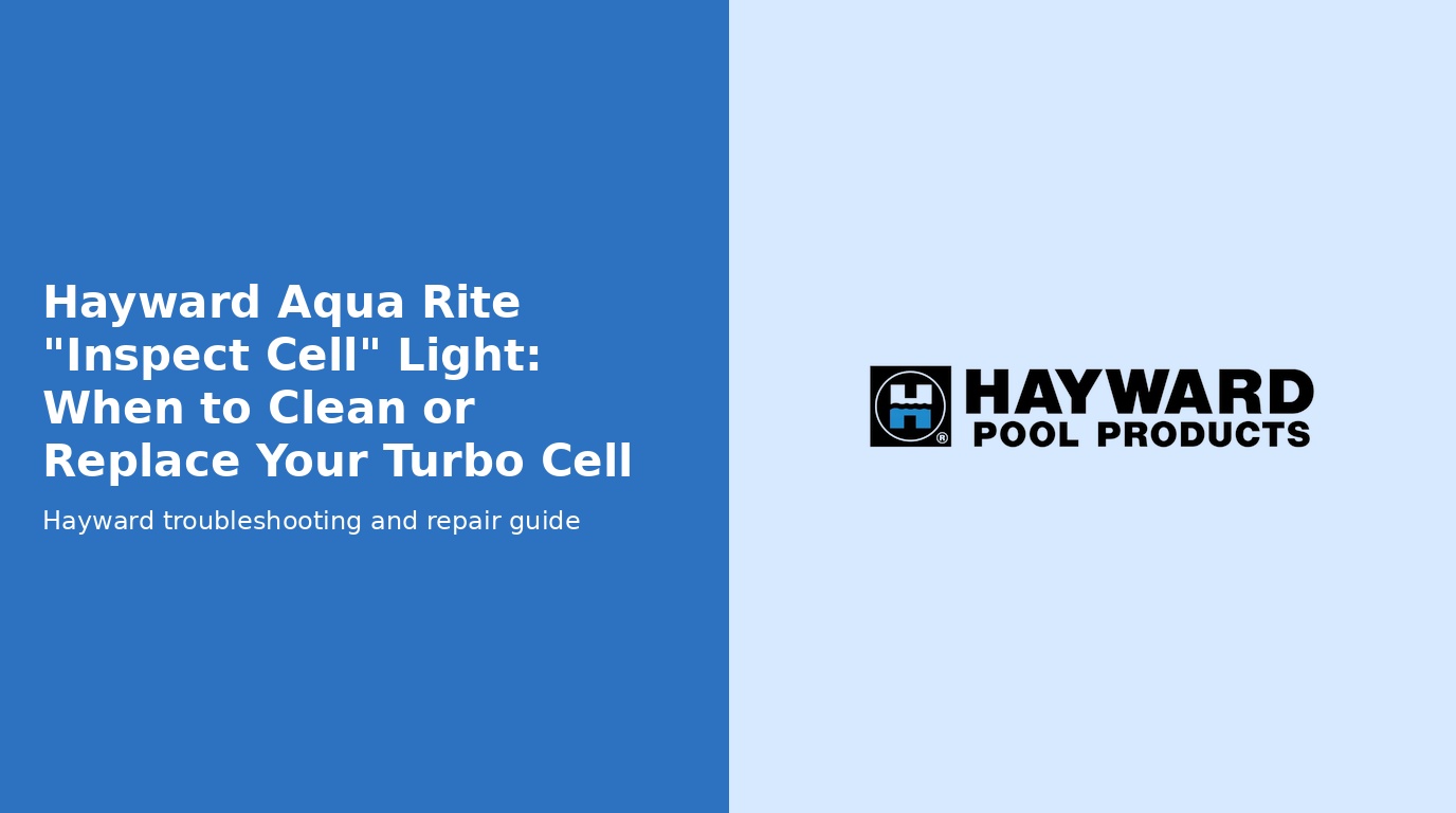 Hayward Aquarite Inspect Cell Light
