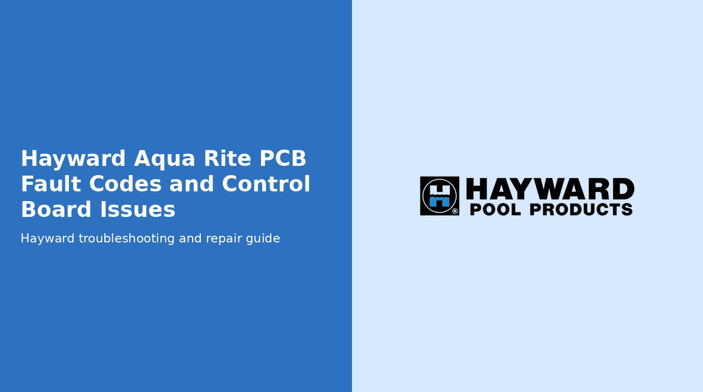 Hayward Aquarite Pcb Fault Code