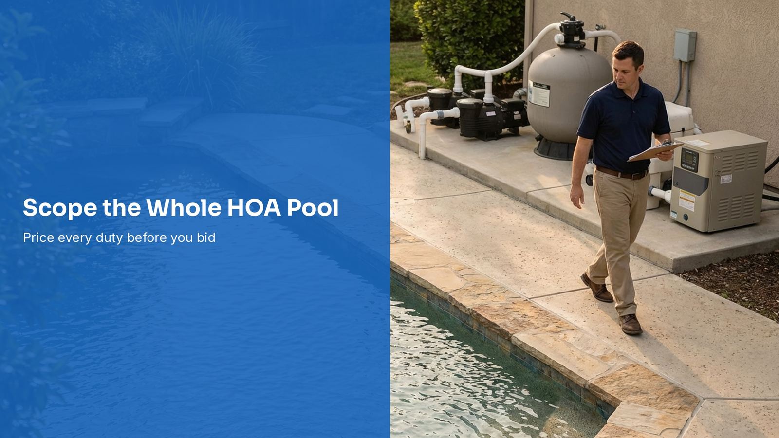 HOA Pool Service Scope of Work: What to Include