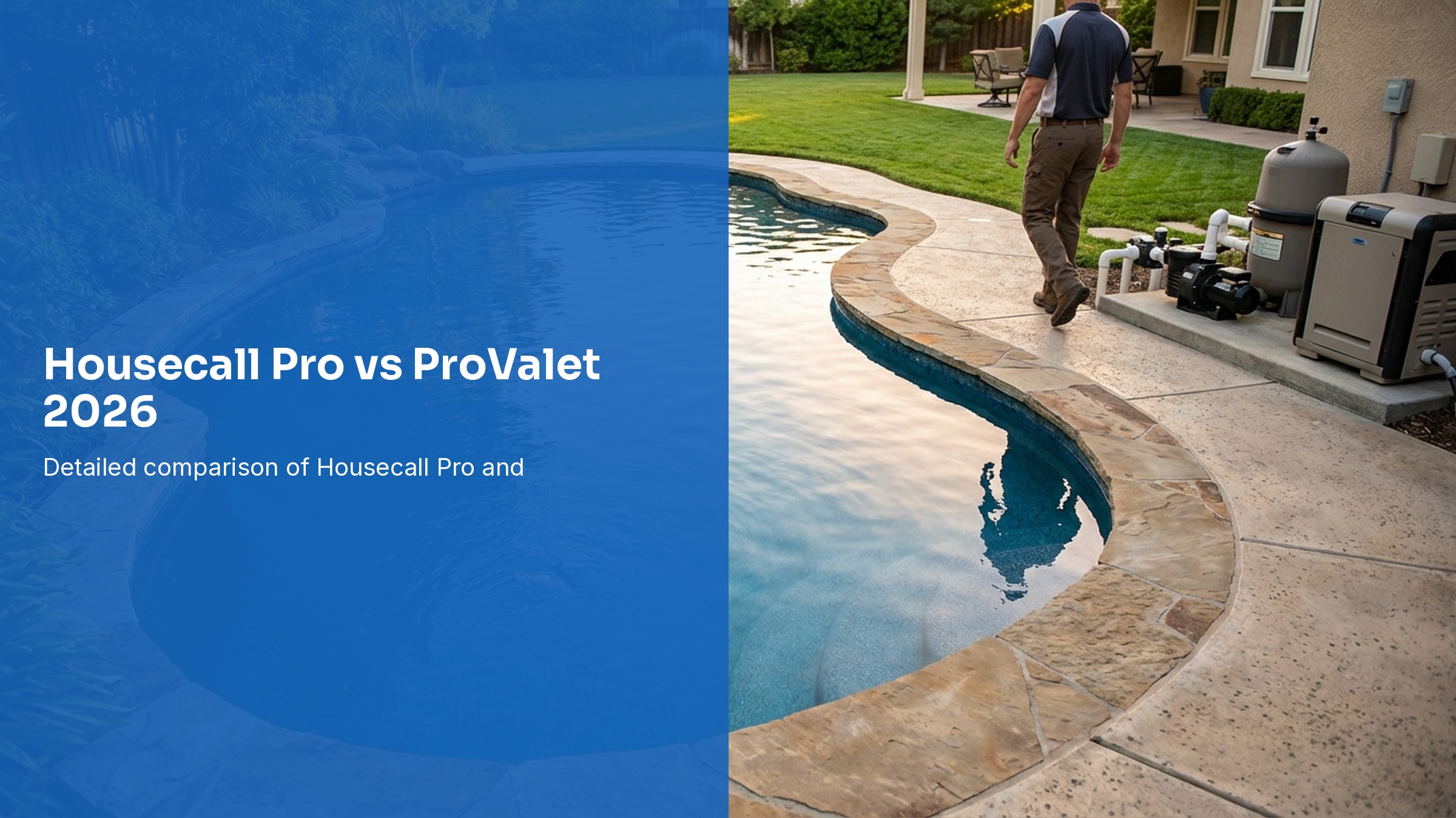 Housecall Pro vs ProValet 2026: Pool Software Comparison