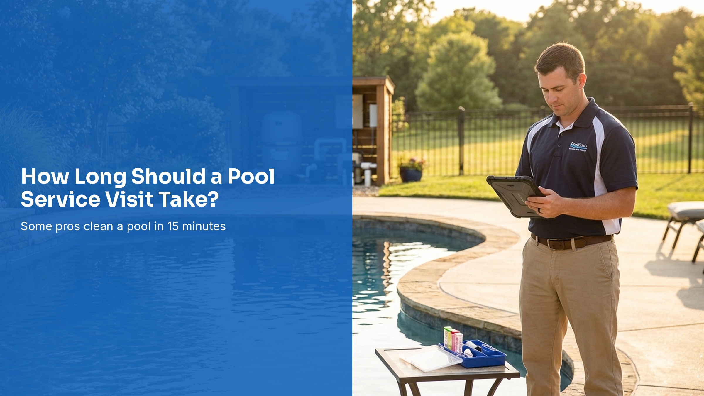How Long Should a Pool Service Visit Take?