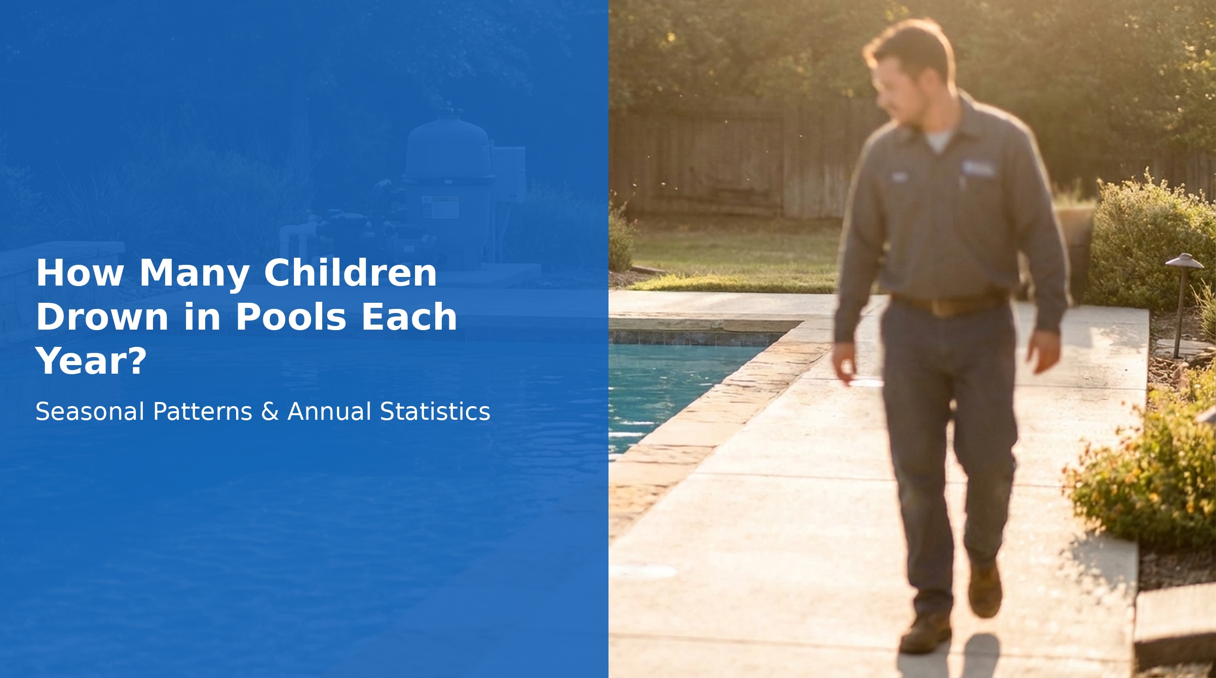How many children drown in pools each year - drowning statistics
