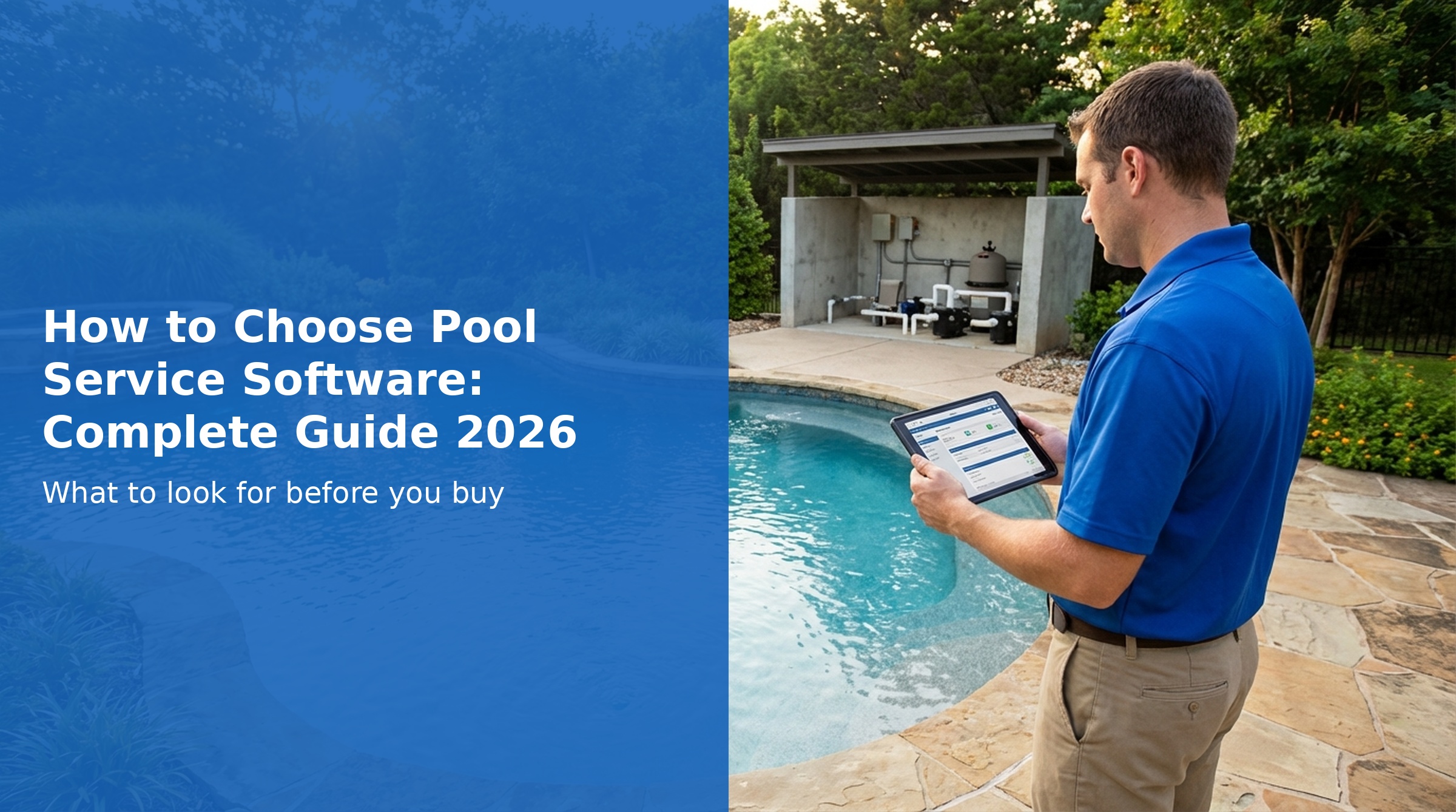 how to choose pool service software - pool service software guide