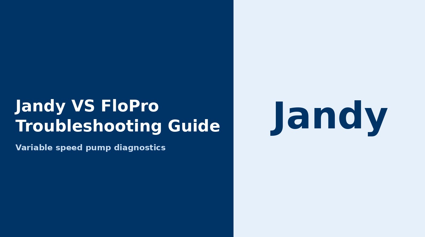 Jandy VS FloPro Motor Won't Start