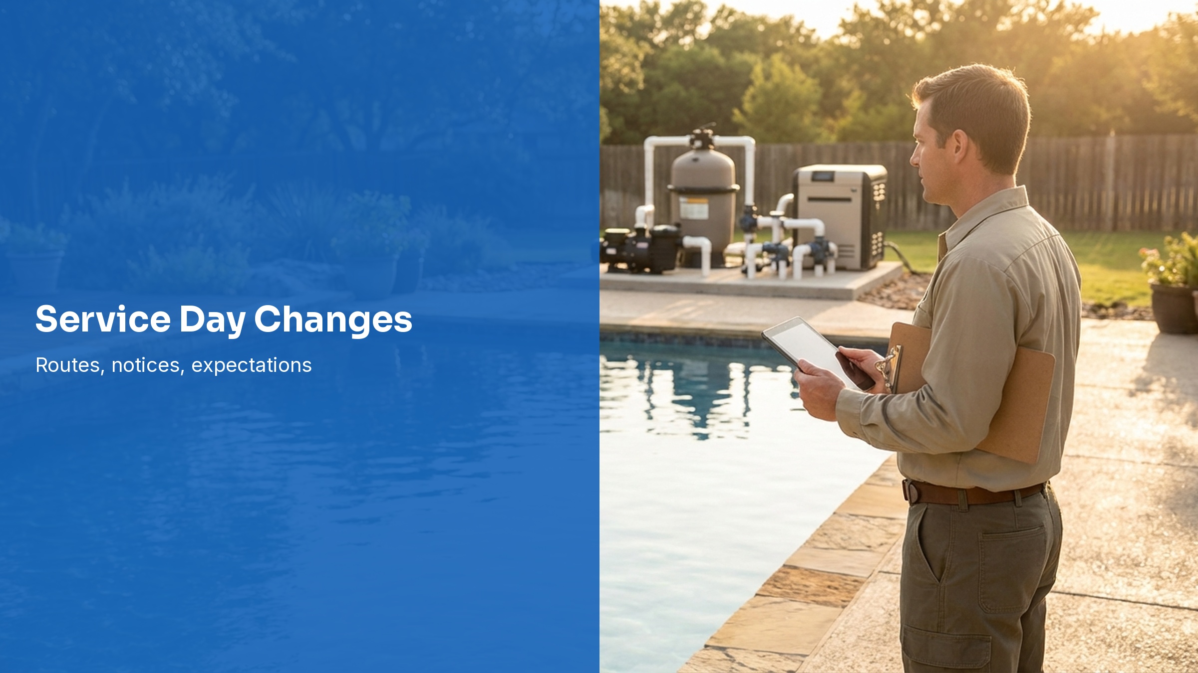 How to Move Pool Customers to a New Service Day