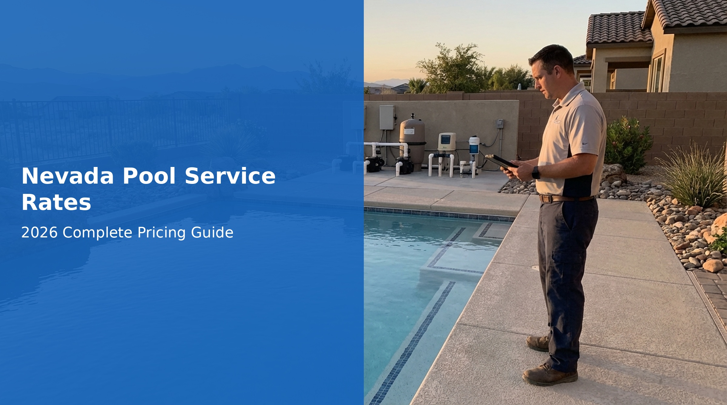 Nevada pool service rates 2026