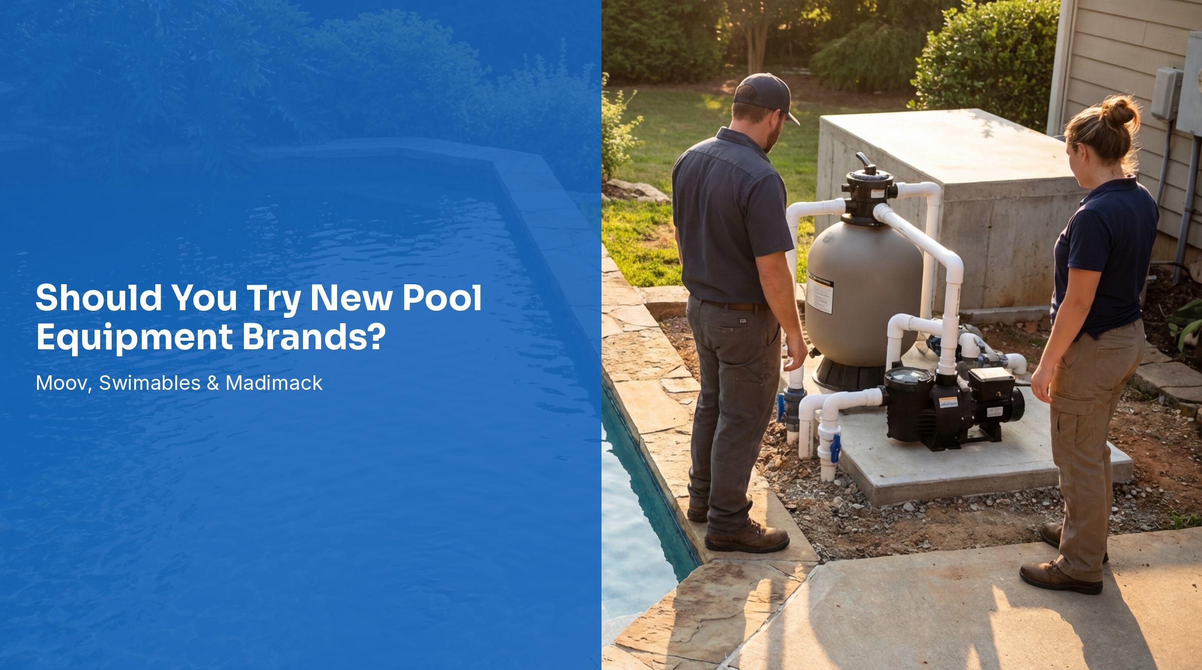 New pool equipment brands