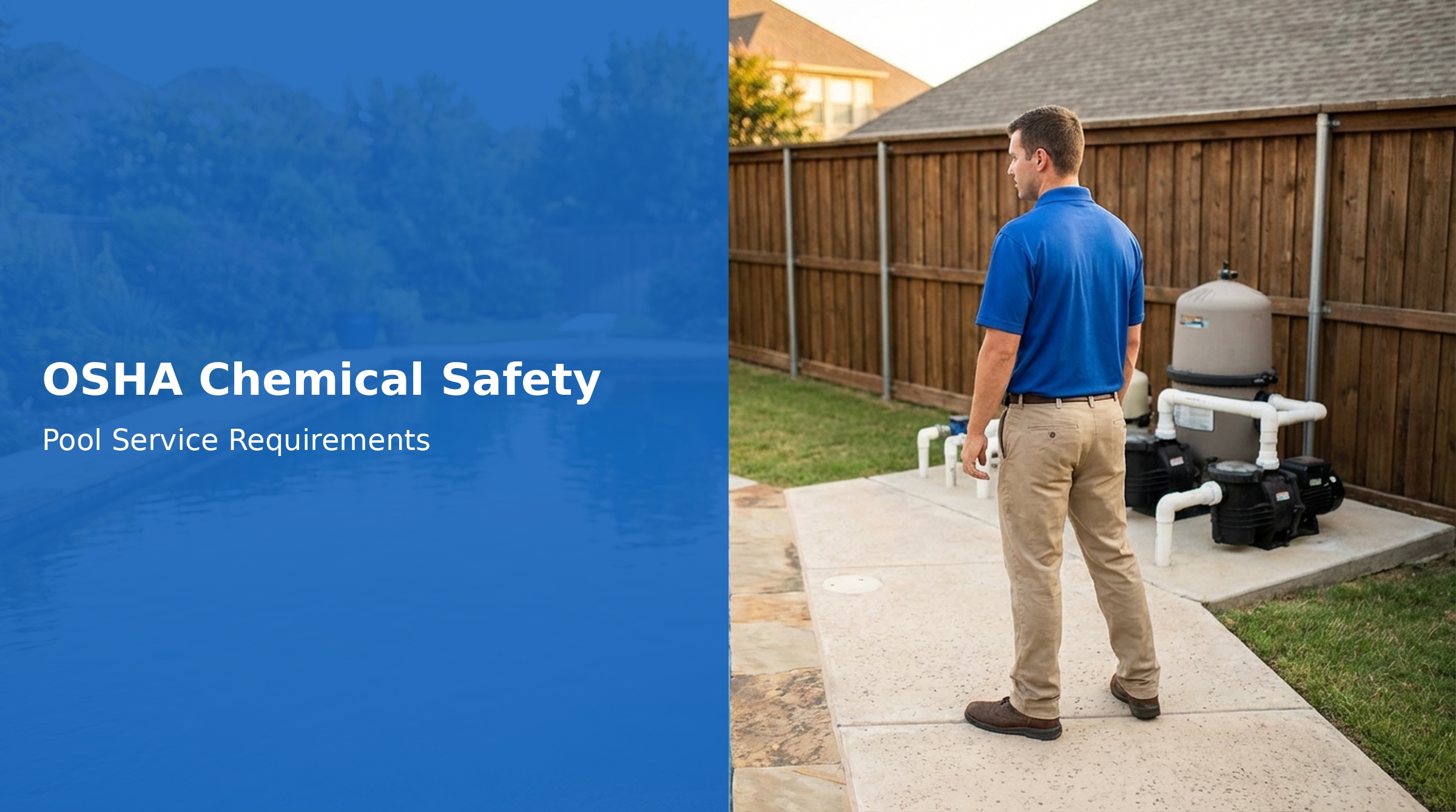 Pool chemicals with safety data sheets