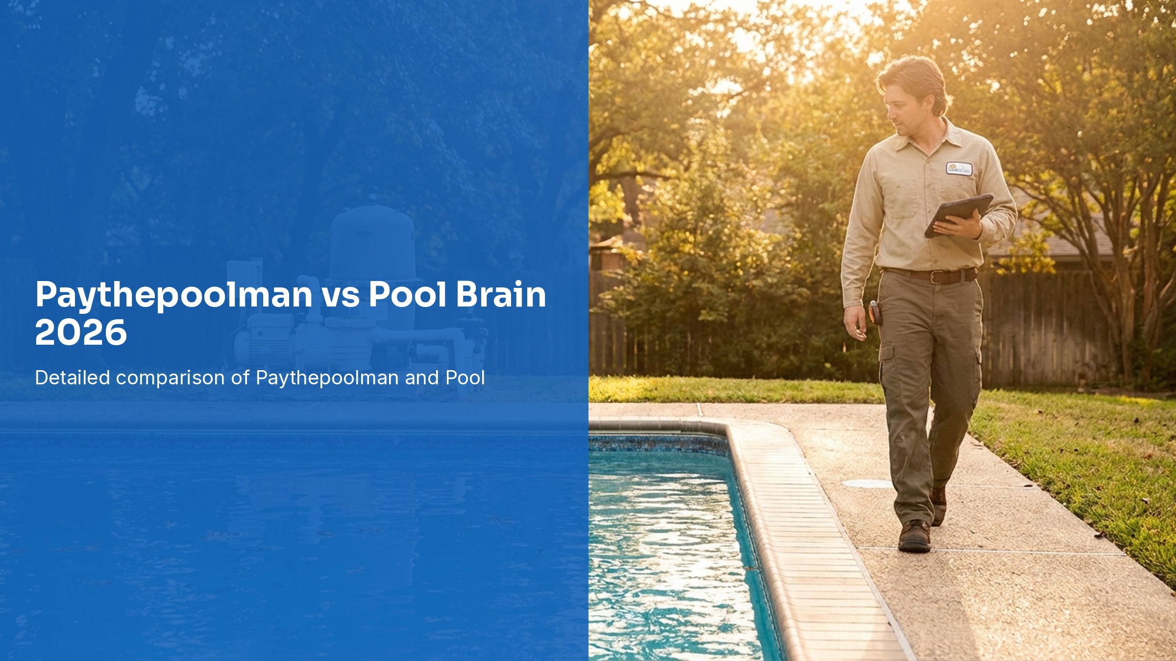 Paythepoolman vs Pool Brain 2026: Pool Software Comparison