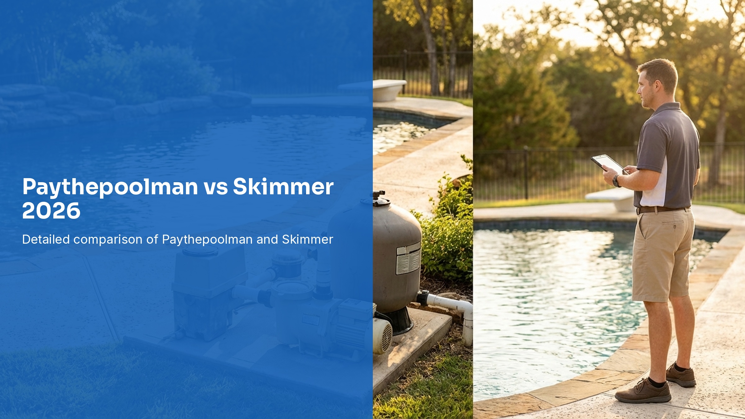 Paythepoolman vs Skimmer 2026: Pool Software Comparison