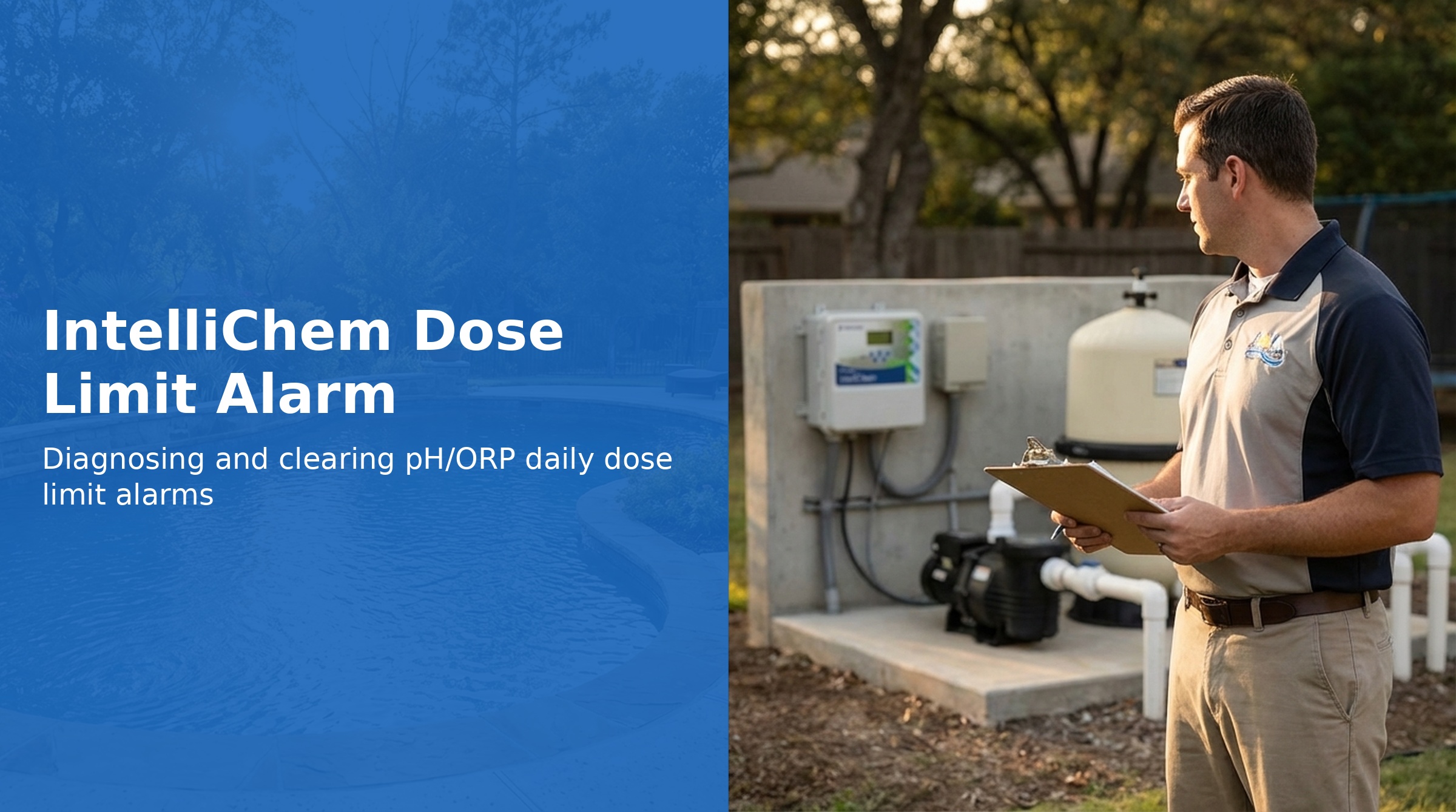 Pentair IntelliChem pH/ORP Dose Limit Alarm