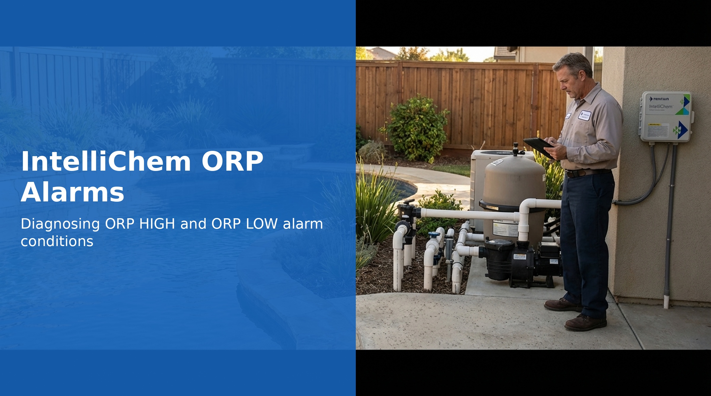 Pentair IntelliChem ORP Alarms