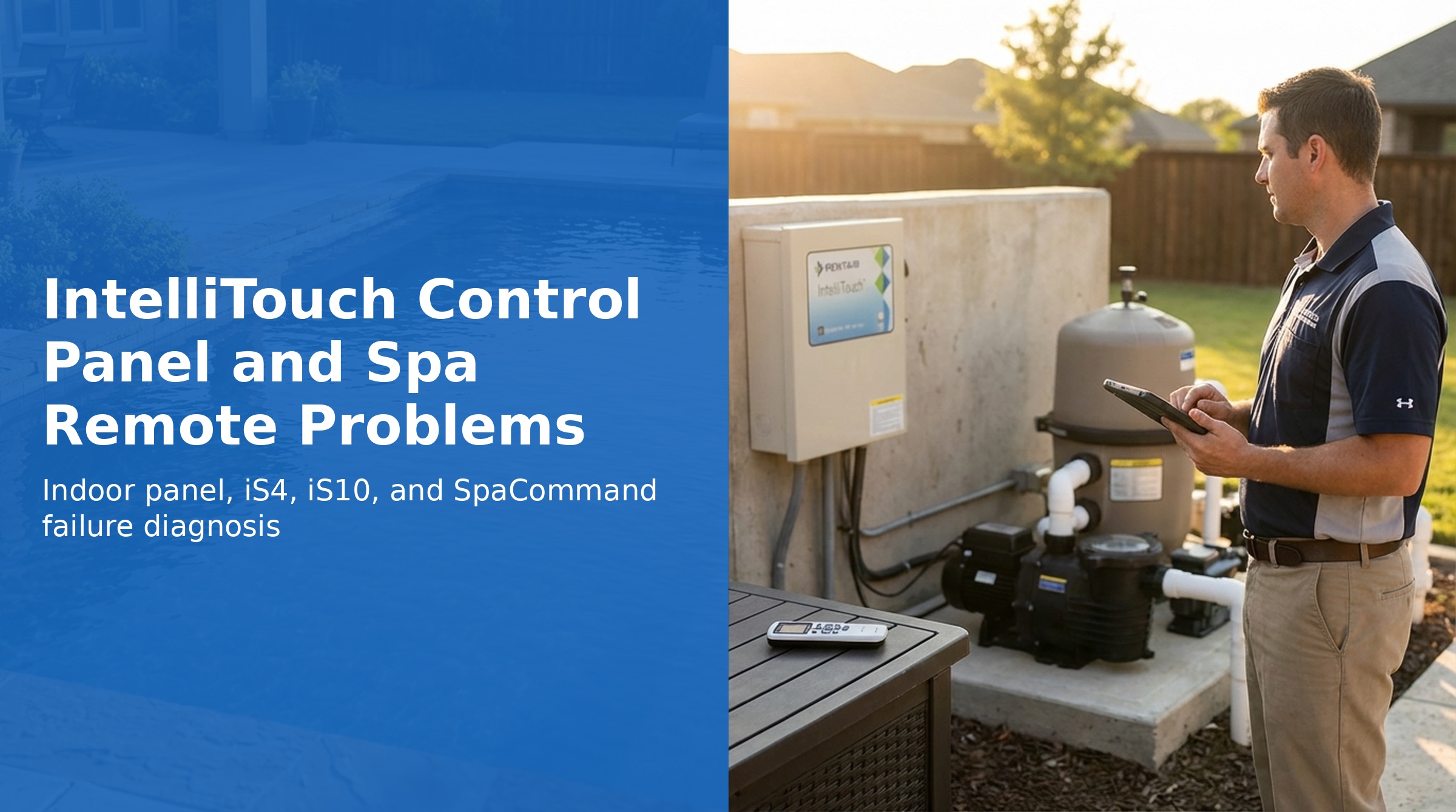 IntelliTouch Control Panel and Spa Remote Problems