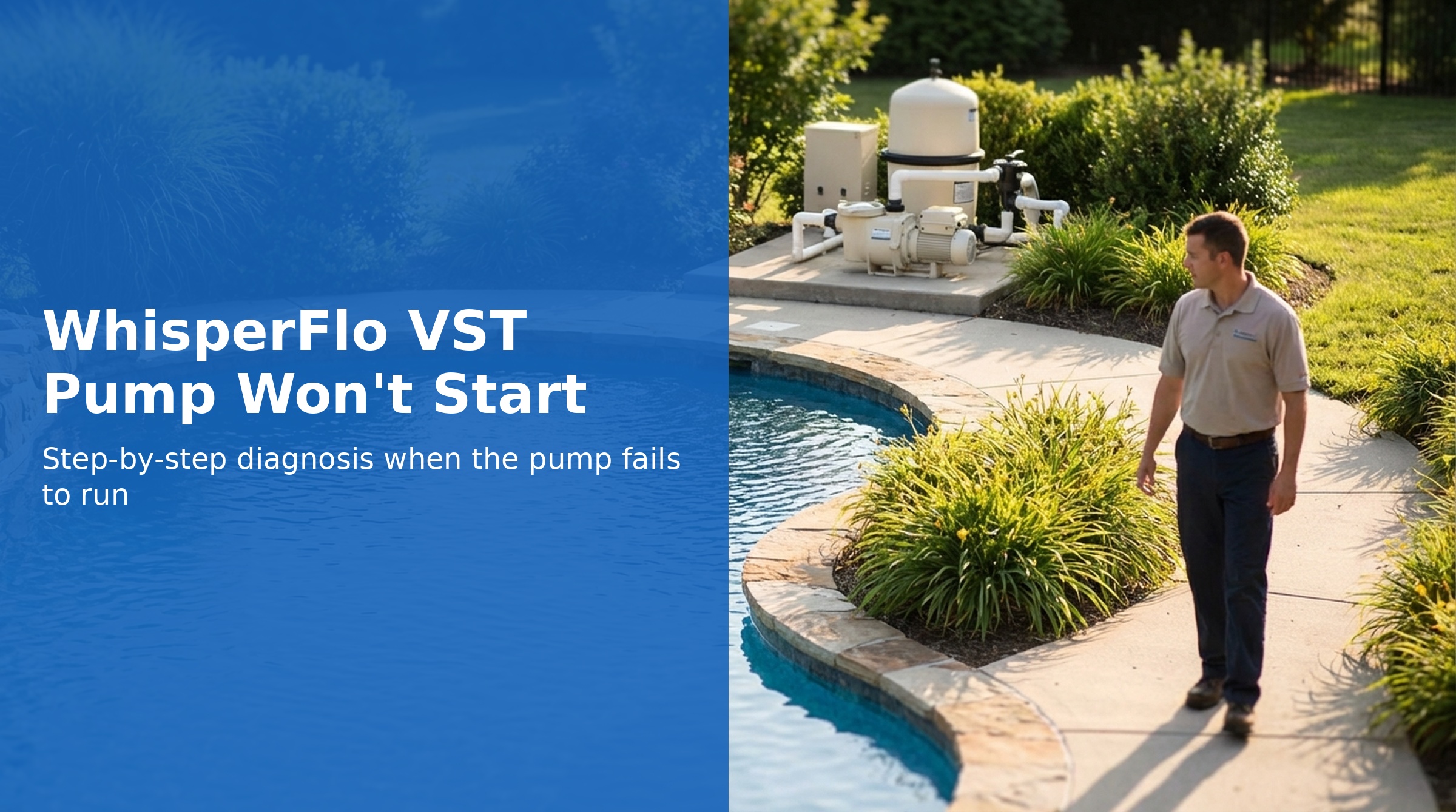 Pentair WhisperFlo VST Pump Won't Start