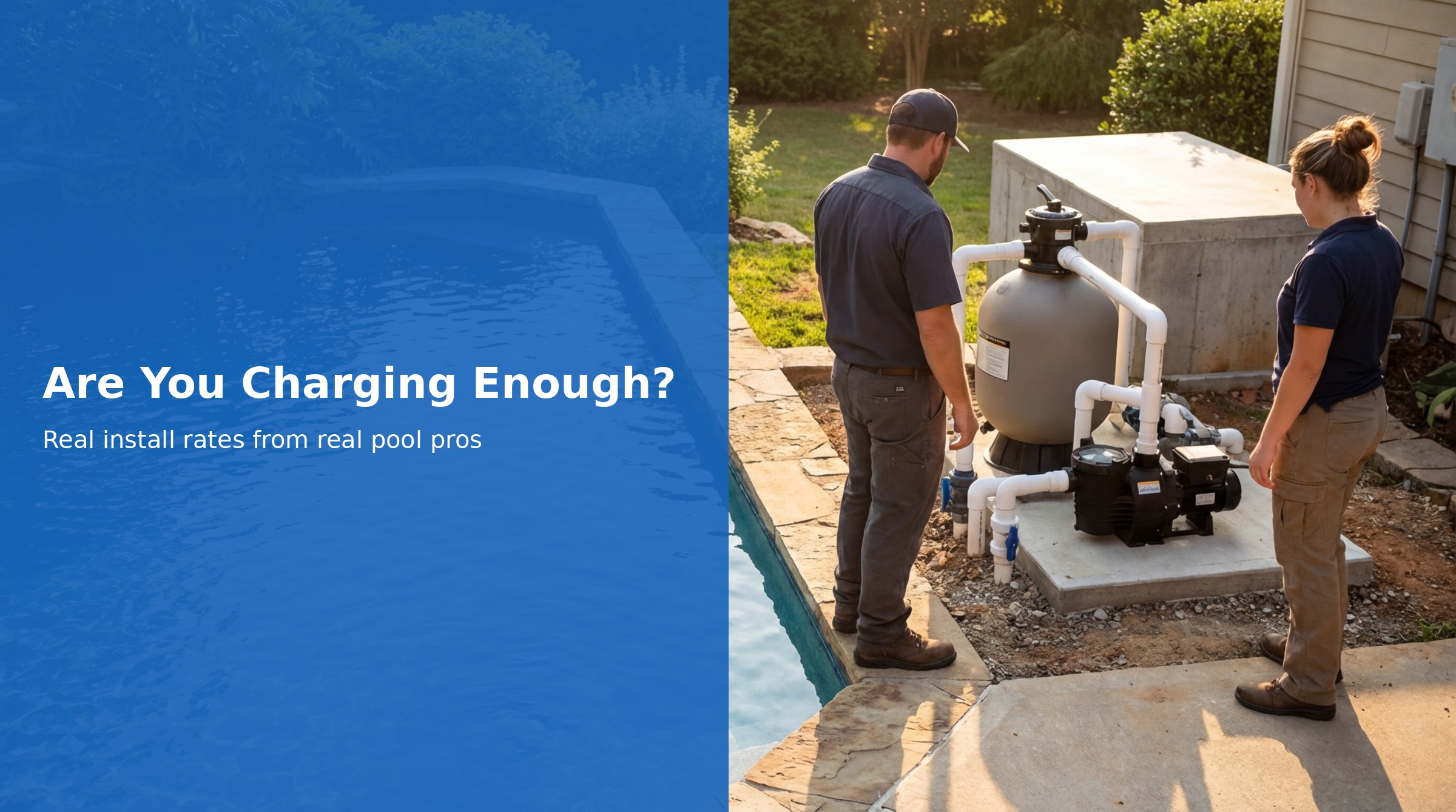 What Pool Pros Actually Charge for Equipment Installs