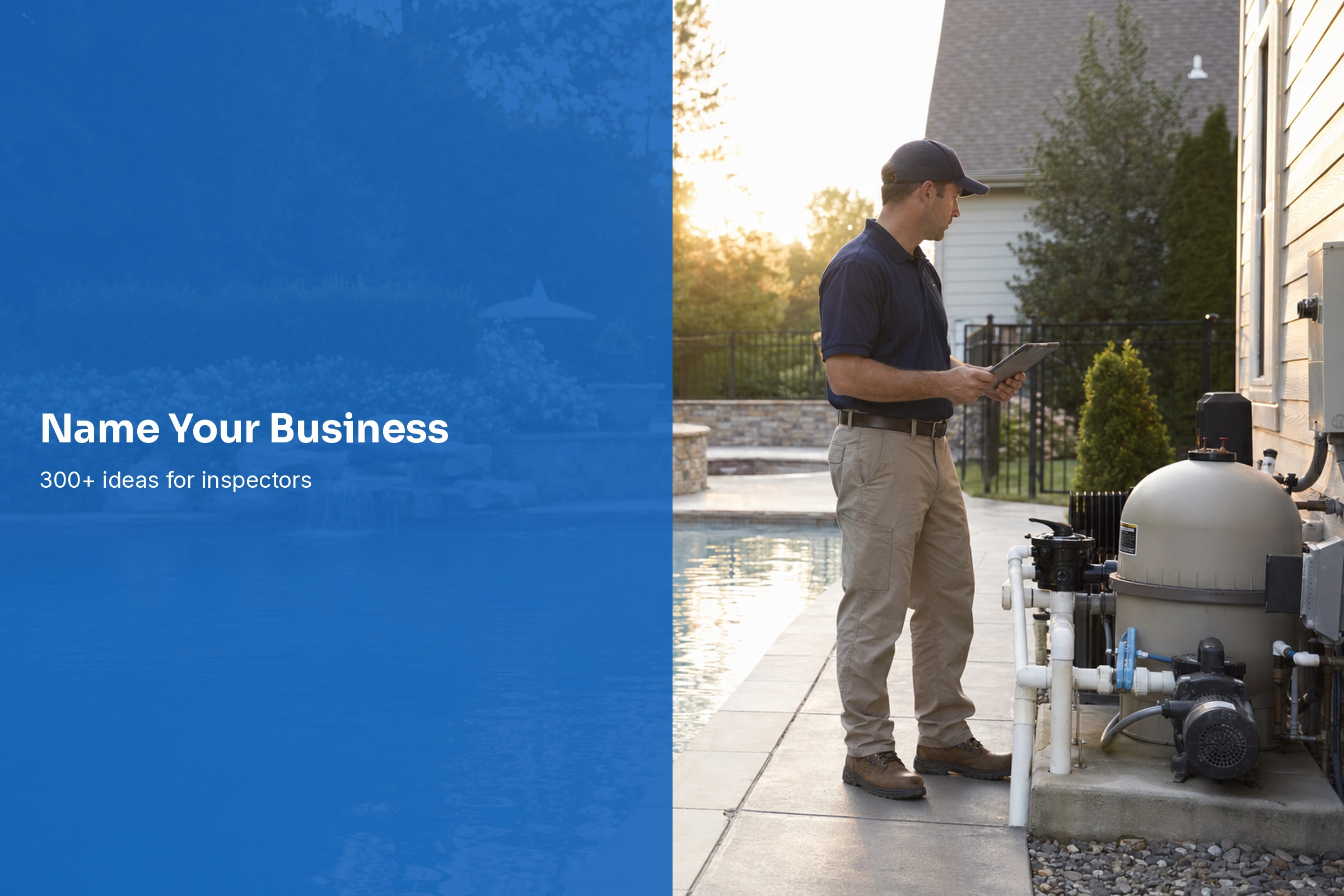 Pool inspection company name ideas