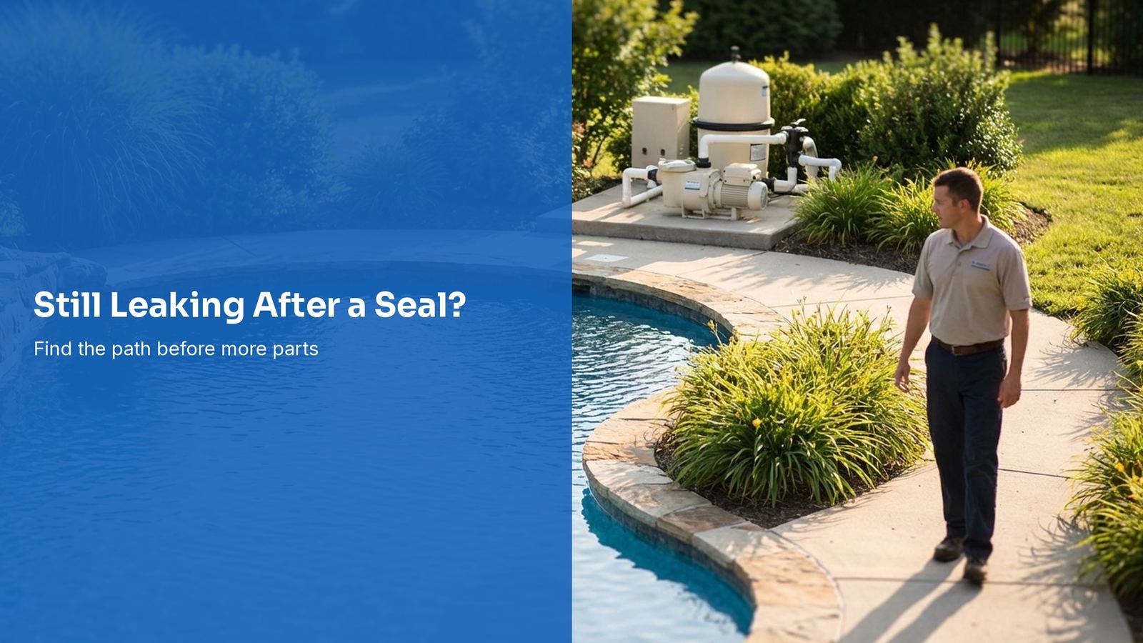 Pool Pump Still Leaks After a New Shaft Seal: What Next?
