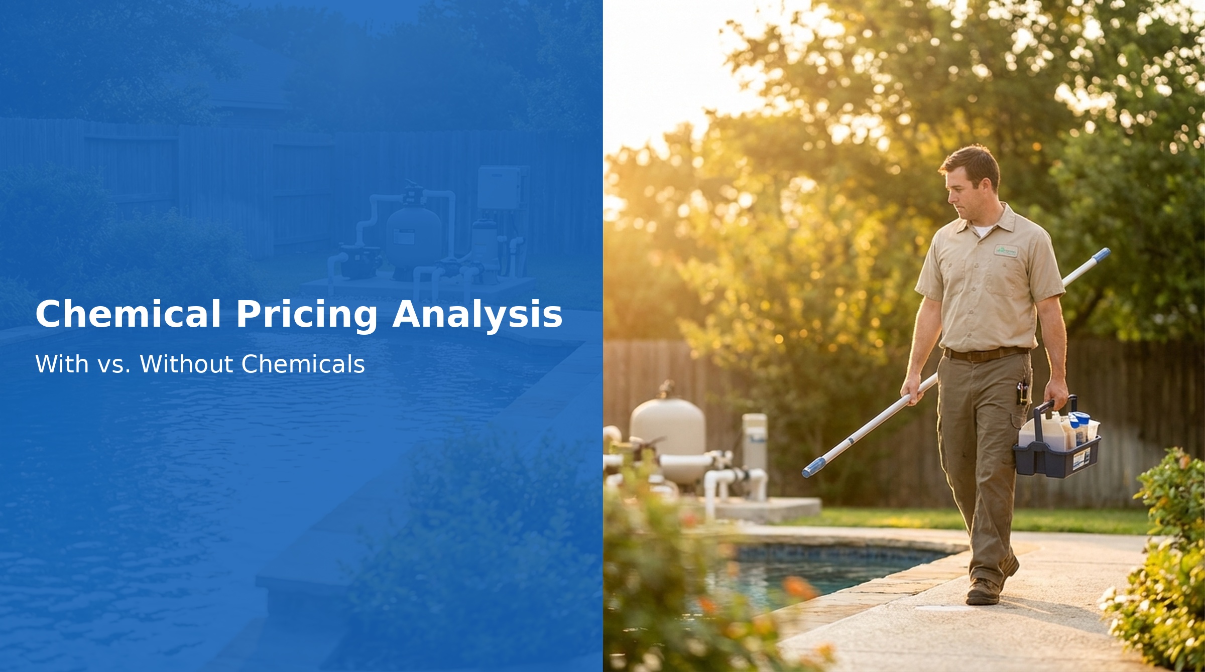 Pool service chemical pricing and markup analysis