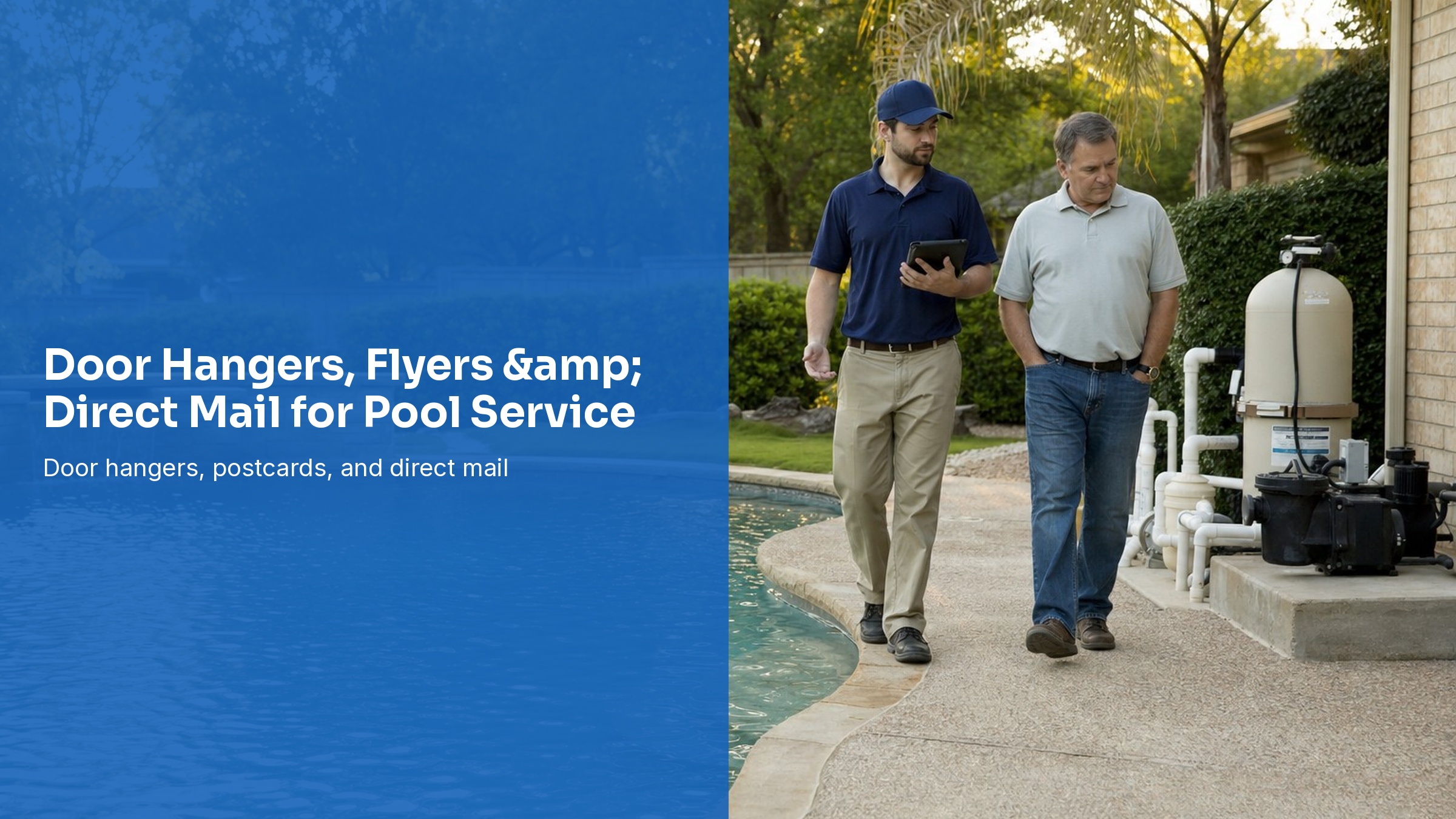 Door Hangers & Direct Mail for Pool Service