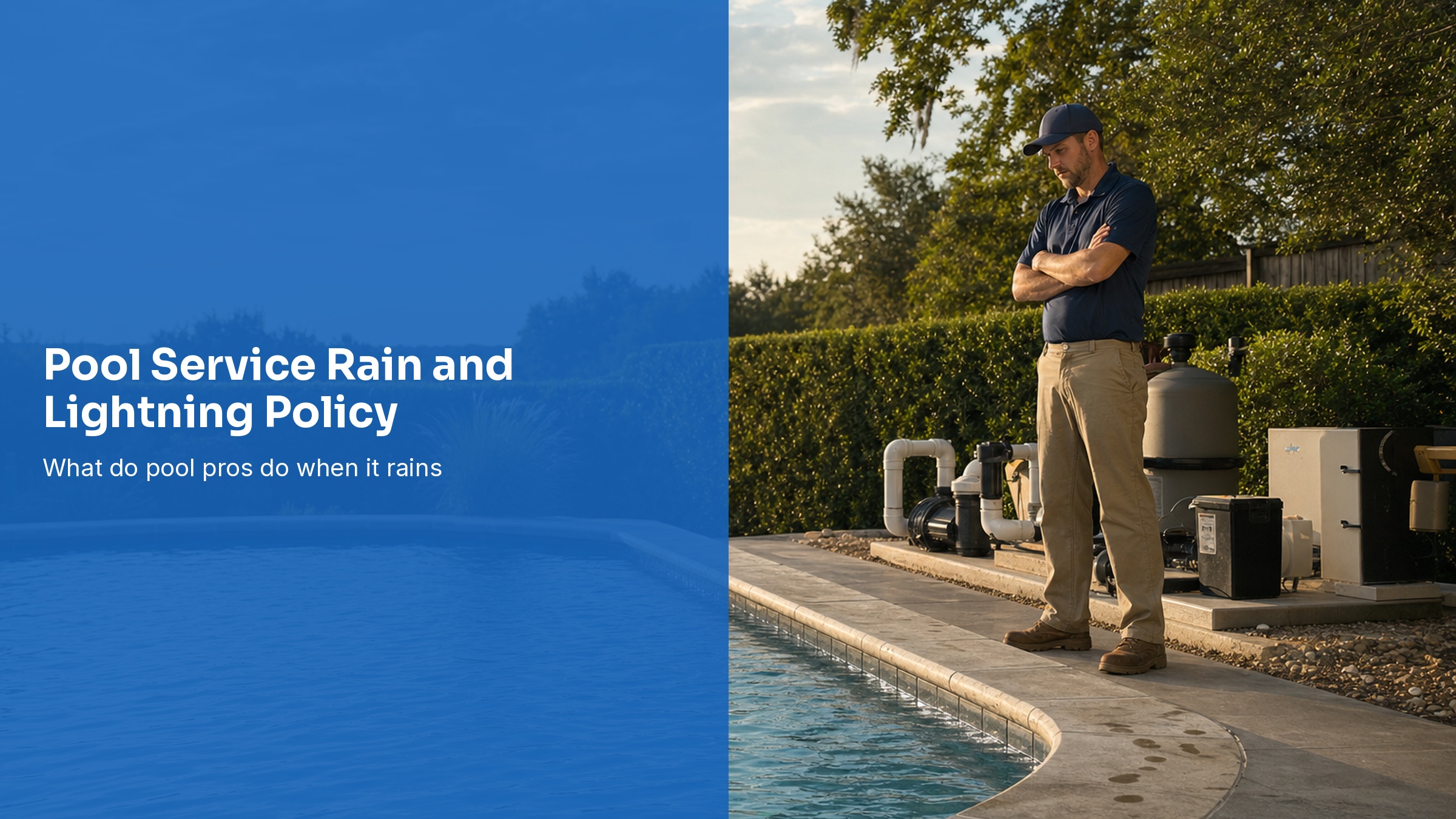 Pool Service Rain and Lightning Policy