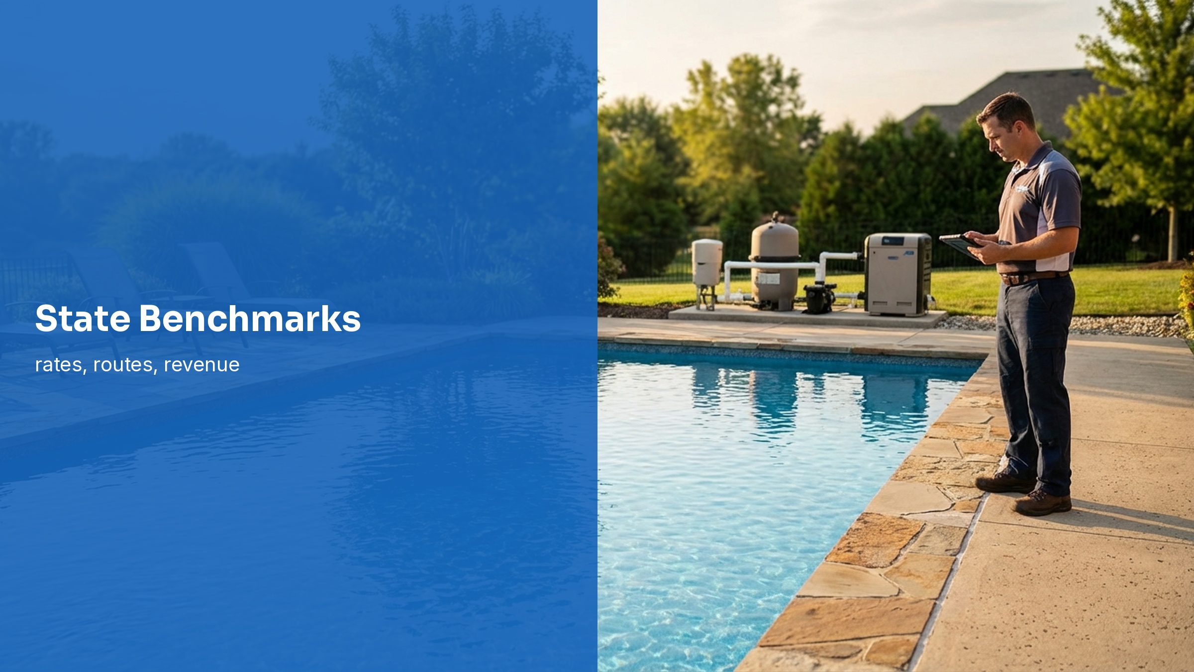 Pool Service State Benchmarks 2026: Rates, Route Size, and Revenue