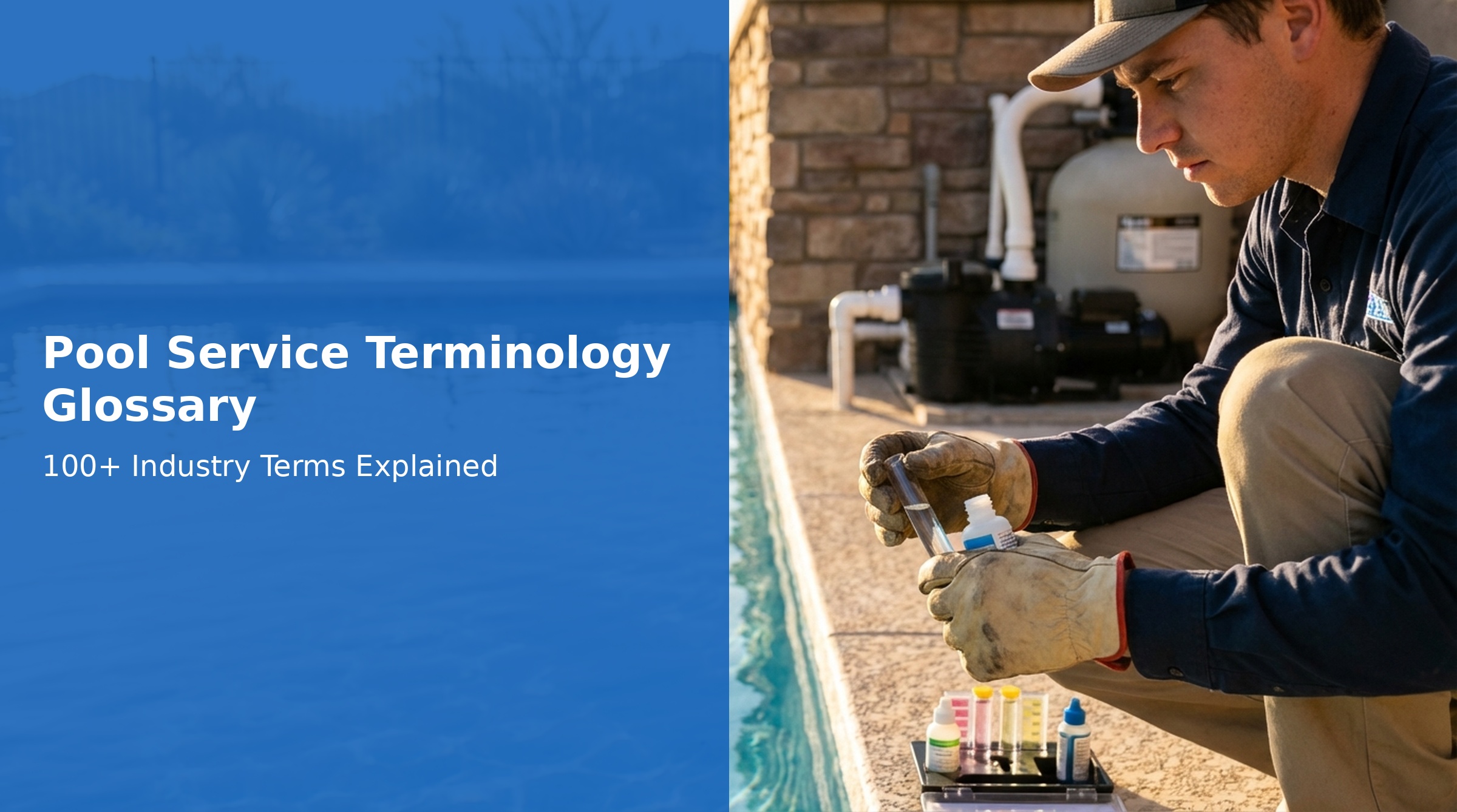 Pool Service Terminology Glossary