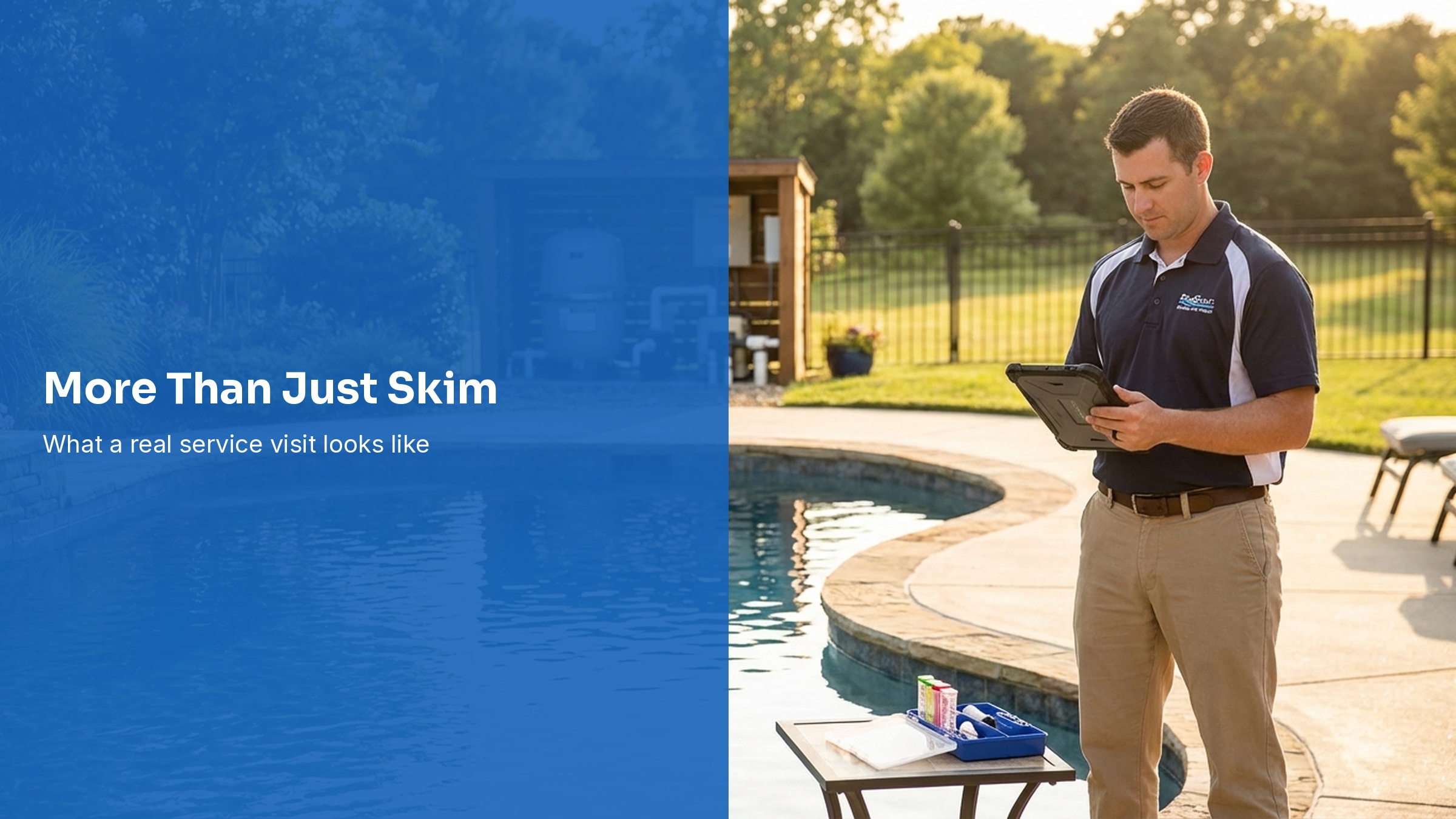 What's Included in a Pool Service Visit