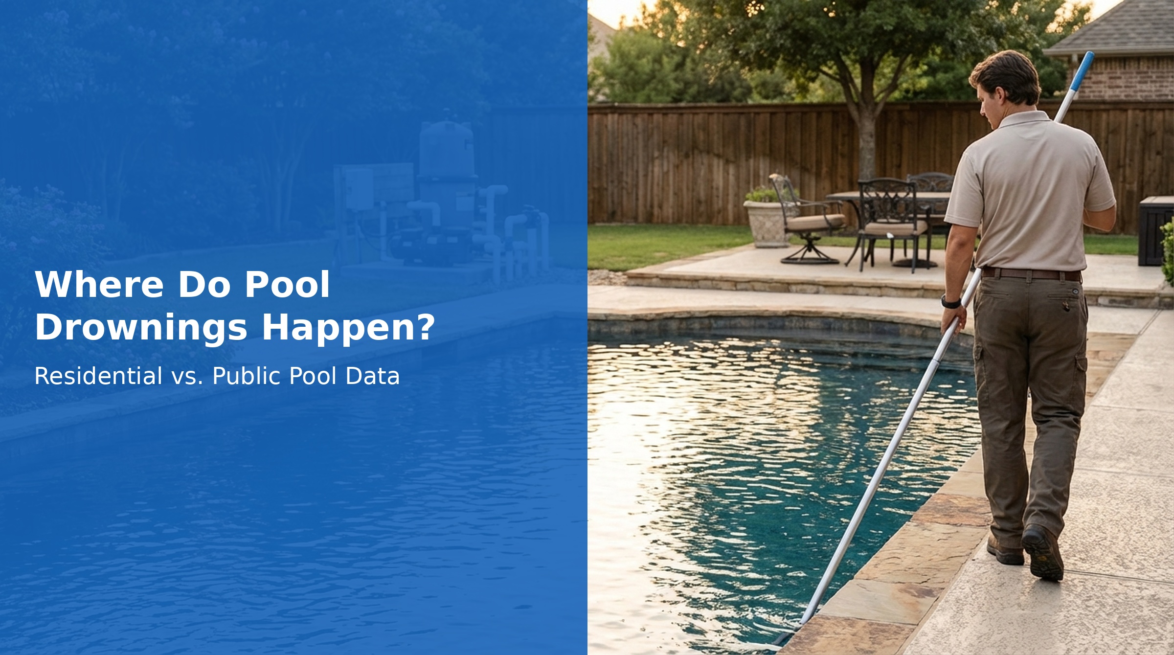 Residential vs public pool drowning statistics - where child drownings occur