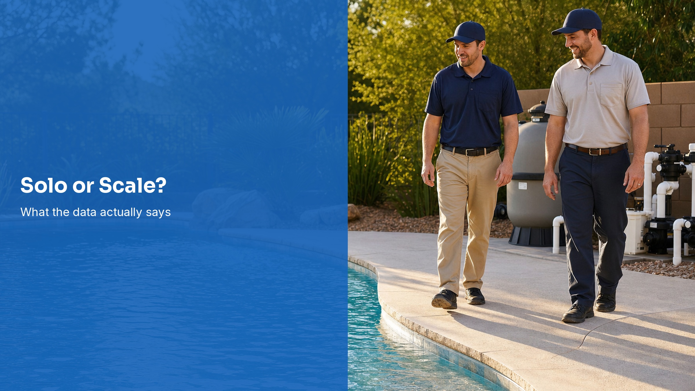 Solo vs Team Pool Service Economics Report