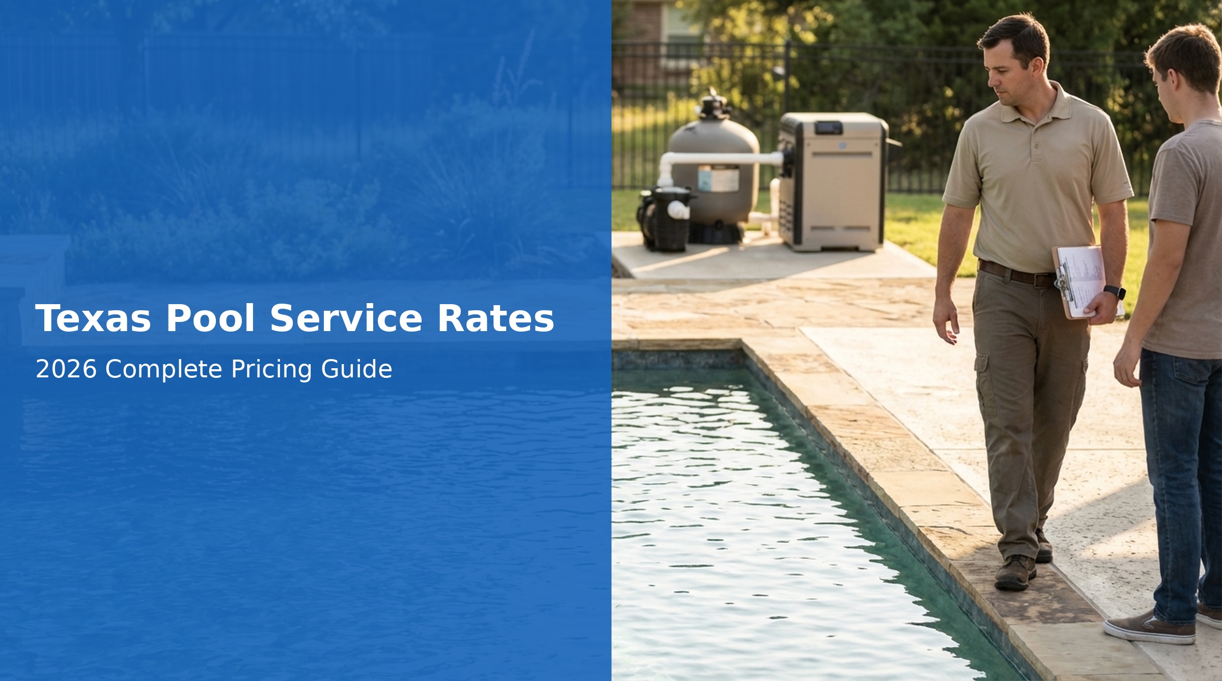 Texas pool service rates 2026