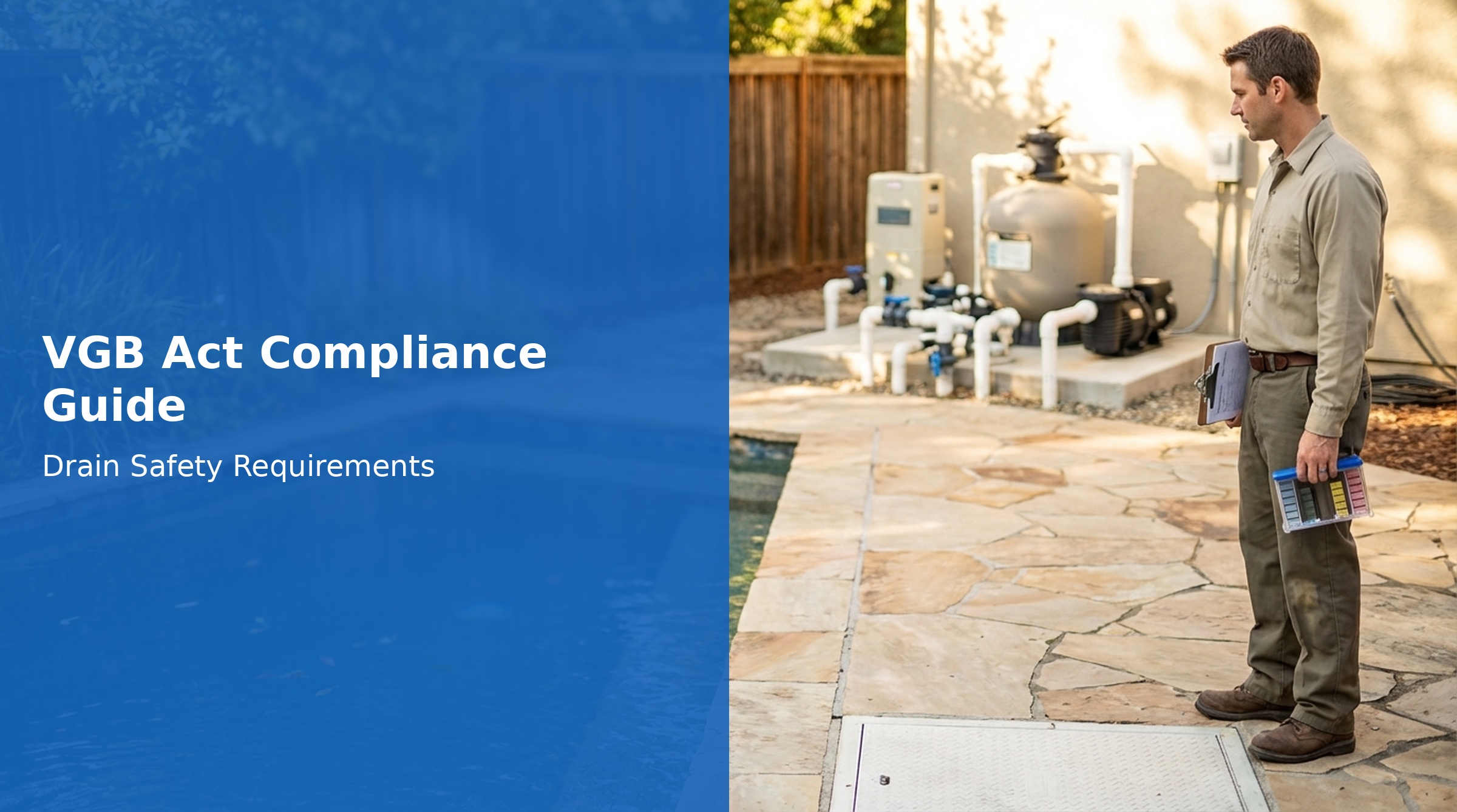 Pool drain cover safety compliance